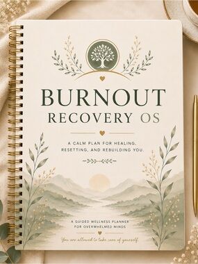 Burnout Recovery OS Wellness-Burnout-Overwhelmed Minds Reset Journal-Self Care